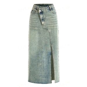 Asymmetrical Demin Skirt